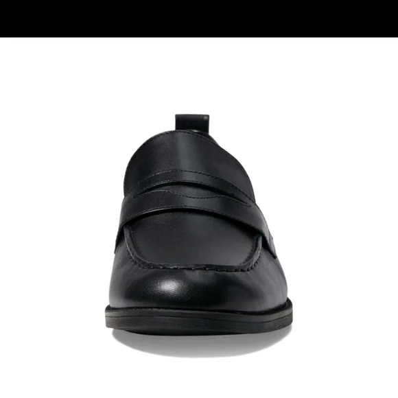 Cole Haan Men's Stassi Penny Loafer Leather Shoes - Black